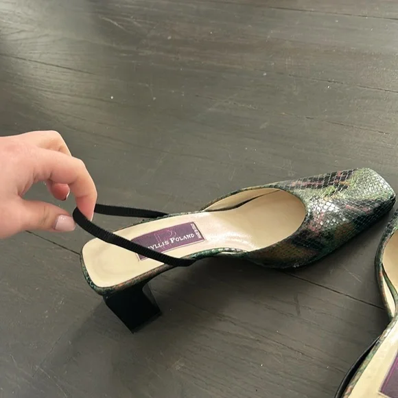 Vintage snakeskin heels - Picture 2 of 5